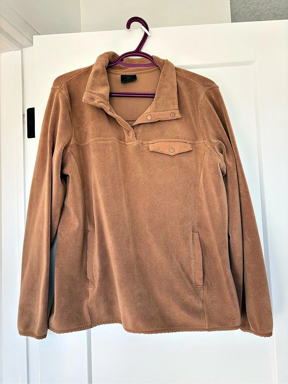 Brown Fleece Pullover
